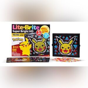 Lite-Brite Super Bright HD, Pokemon Edition - NEW